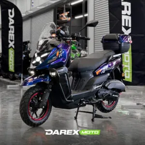 Скутер Jilang Танк 4 180 (49сс) (Tank X) (синий)  от официального дилера Darexmoto
