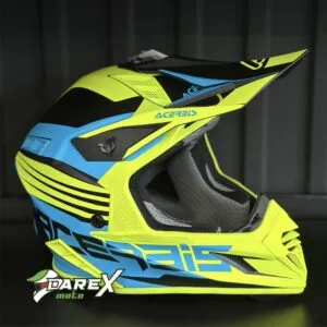 Шлем Acerbis X-TRACK Light Blue/Fluo Yellow, XL  от официального дилера Darexmoto