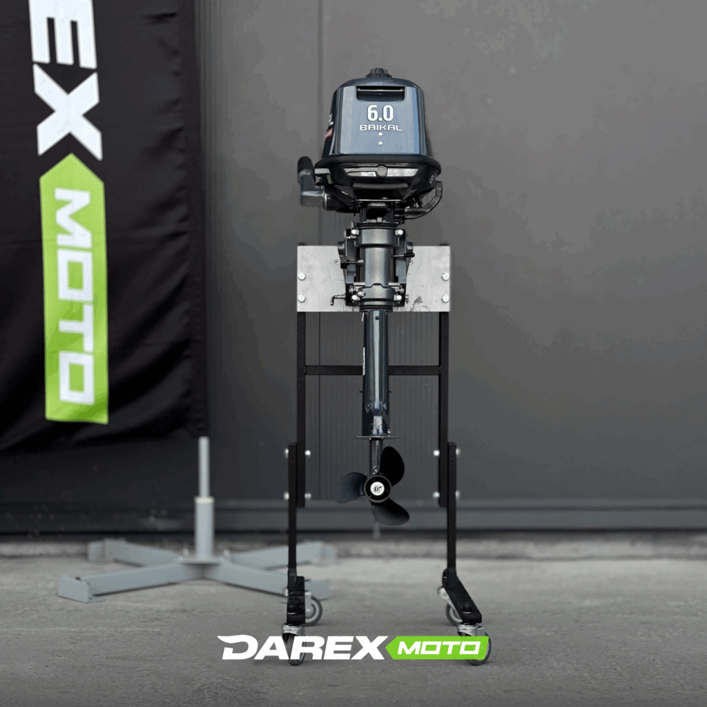 Лодочный мотор BAIKAL 6 HP+бак 12 литров