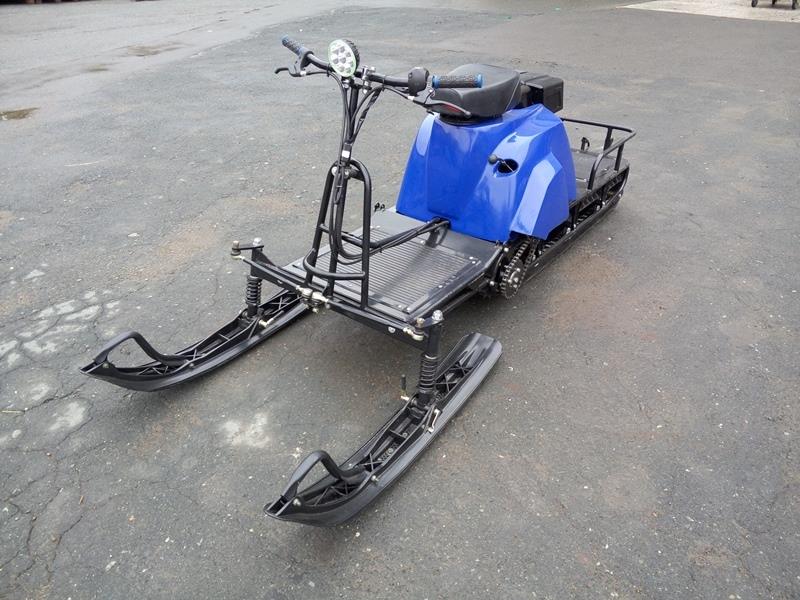 Мотобуксировщик «ИЖТЕХМАШ» ЛИДЕР-3-4Т-20АП LONG с лыжным модулем 20 л.с., С РЕВЕРСОМ